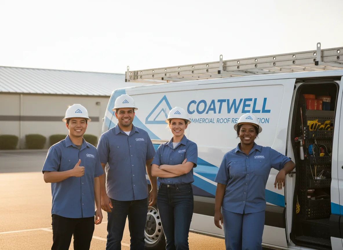 Commercial roof coating company in Ray, OH
